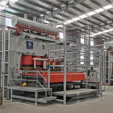 Houten vloeren hete persmachine